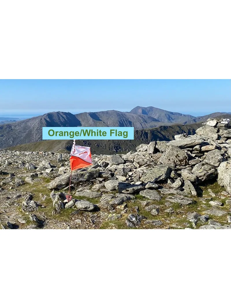 Checkpoint flag - Welsh 1000m Peaks Race